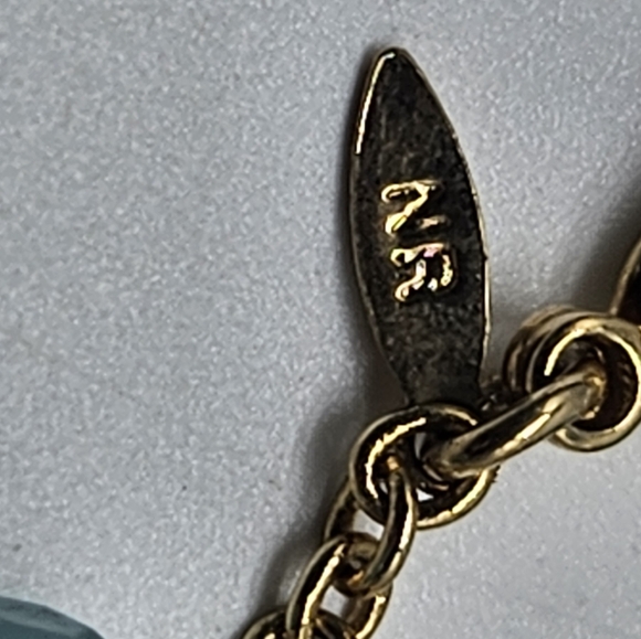 VTG AVON Mix Variety Collection Gold Tone Lot Necklace Bracelet Ring SIGNED Gems - Picture 13 of 16